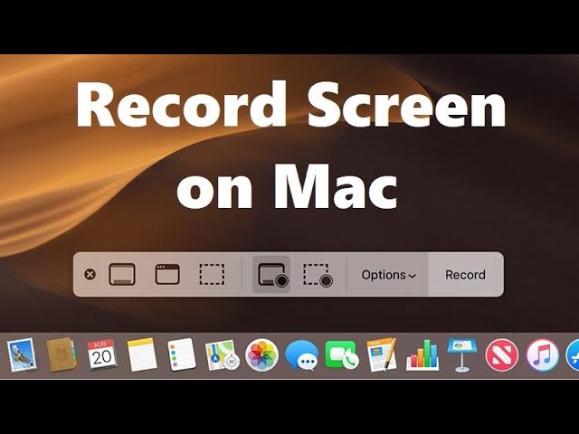 How To Screen Record On Mac